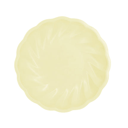 6 piatti 22,9 cm giallo