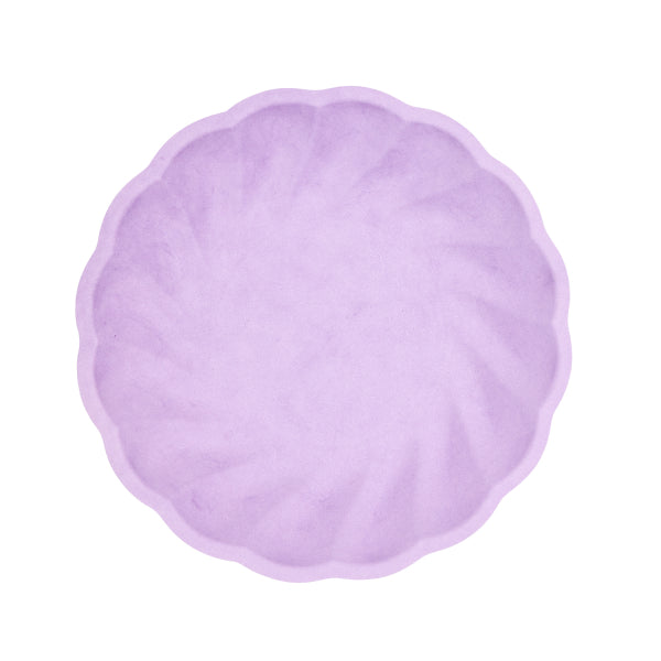 6 piatti rotondi, 22,9 cm, viola