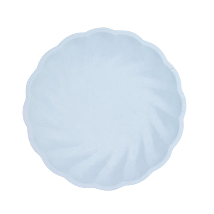 6 piatti rotondi Vert Decor, 22,9 cm, blu