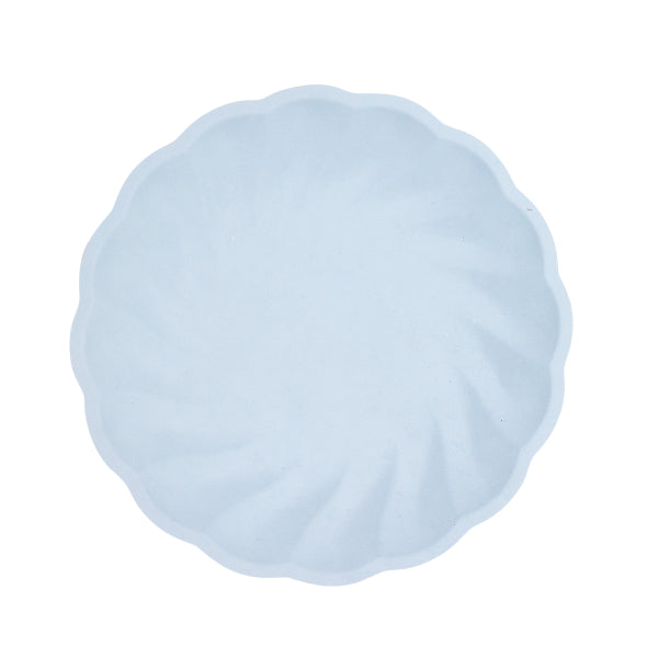 6 piatti rotondi Vert Decor, 22,9 cm, blu
