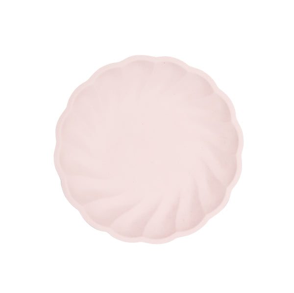 6 piatti rotondi, 18,8 cm, rosa