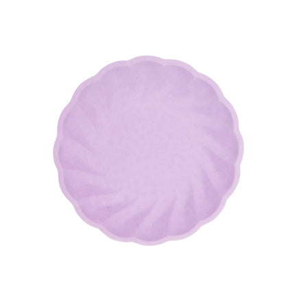 6 piatti rotondi da 18,8 cm, viola