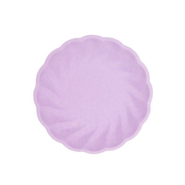 6 piatti rotondi da 18,8 cm, viola