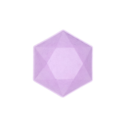 6 ciotole esagonali 15,8 x 13,7 cm, viola