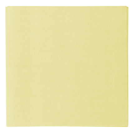 20 tovaglioli 3ply Vert Decor 33x33cm giallo
