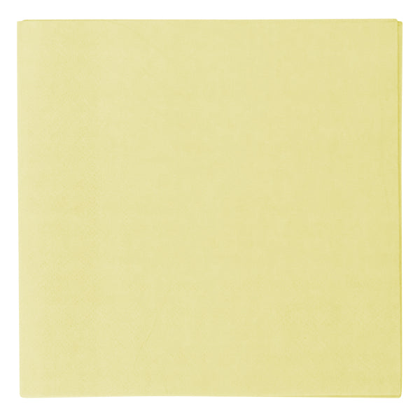 20 tovaglioli 3ply Vert Decor 33x33cm giallo