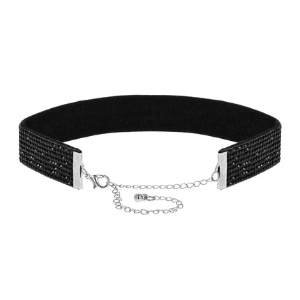 Girocollo Crystal nero