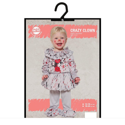 Costume di Halloween da clown per bambini