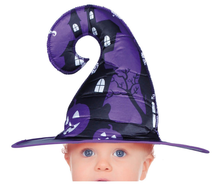 Costume di Halloween da strega per bambini viola