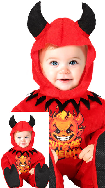 Costume Halloween Diavolo Rosso Bambino