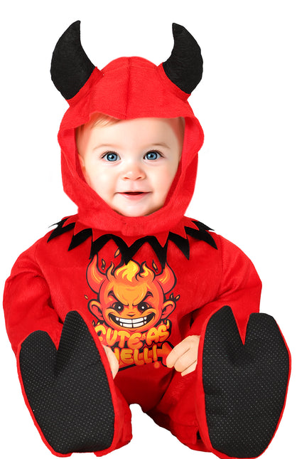 Costume Halloween Diavolo Rosso Bambino
