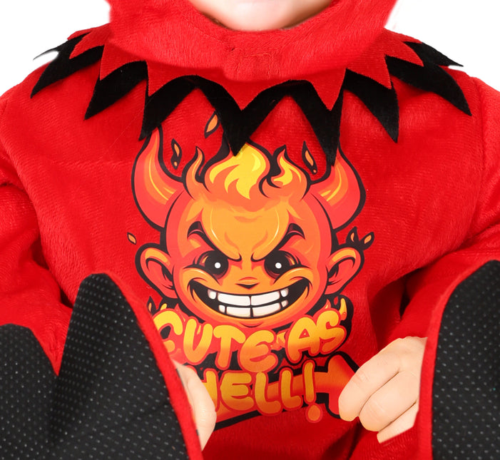 Costume Halloween Diavolo Rosso Bambino