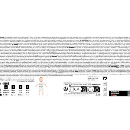 Tutina Halloween Bambino Mui<tc>zig</tc> Scheletro