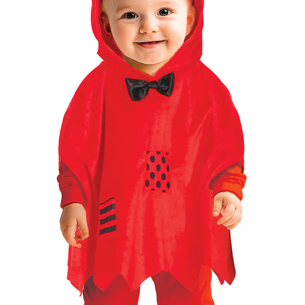 Poncho Halloween Bambino Diavolo