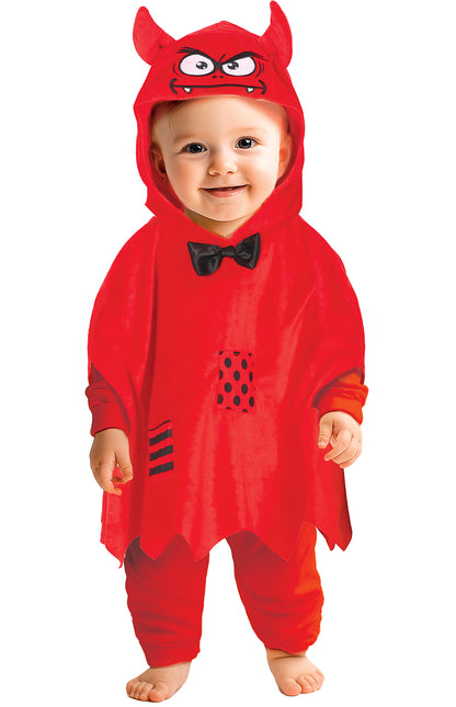 Poncho Halloween Bambino Diavolo