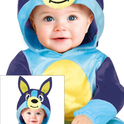 Bluey Costume - Tutina da neonato blu