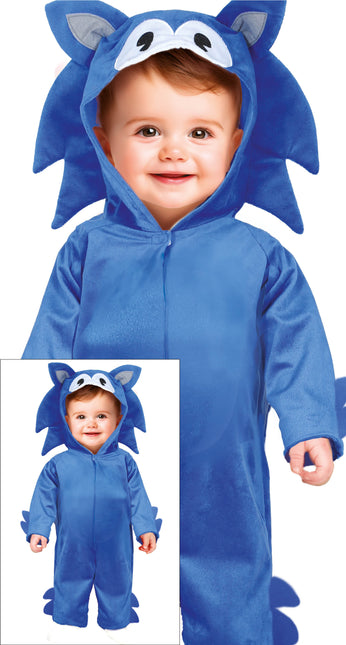Costume da cane Onesie da bambino blu