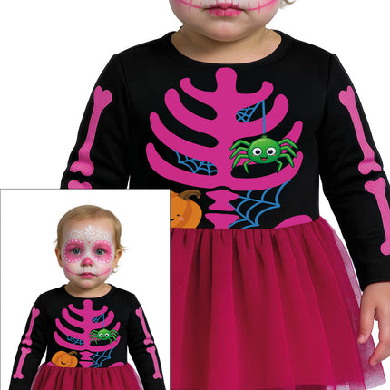 Costume di Halloween per neonati: simpatico scheletro