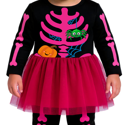 Costume di Halloween per neonati: simpatico scheletro