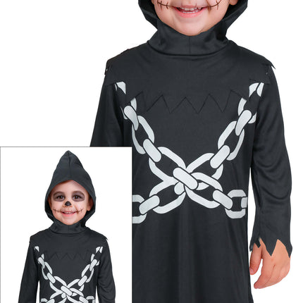 Collana per neonati in bianco e nero per Halloween