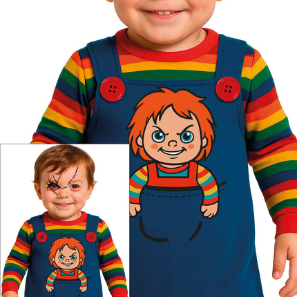 Costume di Halloween da Chucky per neonati