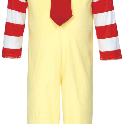Costume di Halloween da clown di McDonald's per neonati
