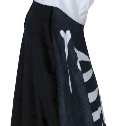 Poncho di Halloween per neonati a forma di scheletro