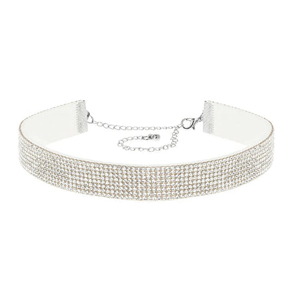 Girocollo Crystal in argento