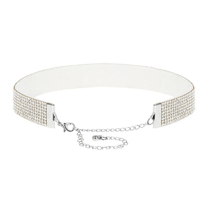 Girocollo Crystal in argento
