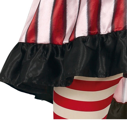 Costume di Halloween Ragazza Clown Giocattolo