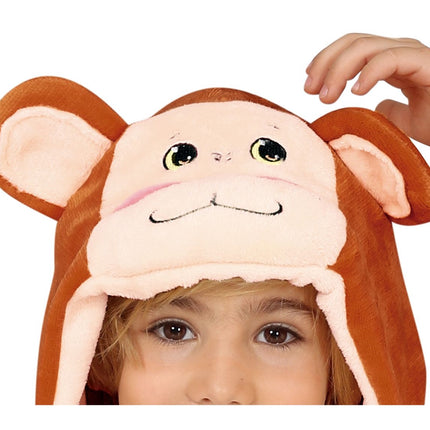 Onesie Monkey Bambino Marrone 5-6 anni | 110-115cm