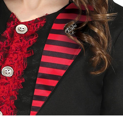 Costume di Halloween gotico da ragazza rosso