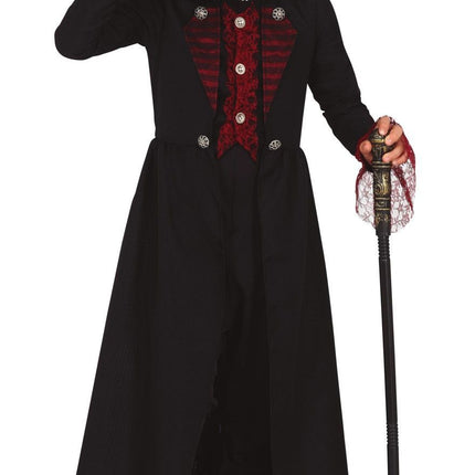 Costume di Halloween gotico da ragazza rosso