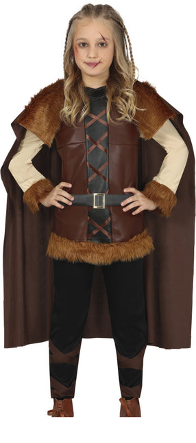 Costume da vichingo bambino marrone