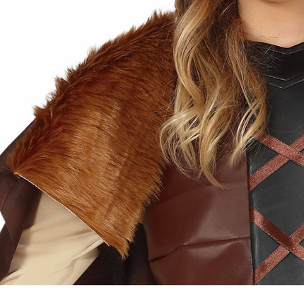 Costume da vichingo bambino marrone