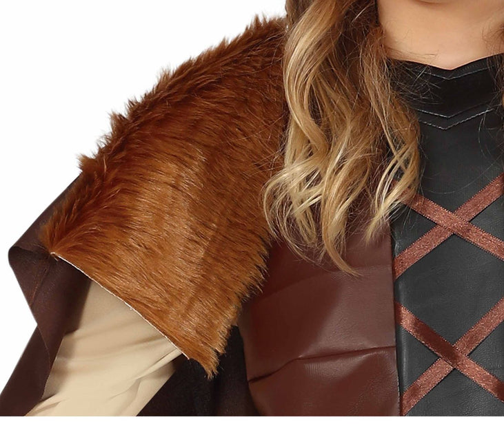 Costume da vichingo bambino marrone