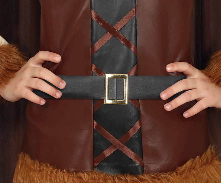 Costume da vichingo bambino marrone