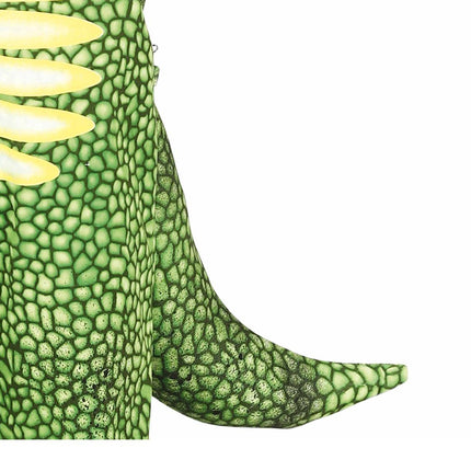 Costume da dinosauro bambino verde chiaro