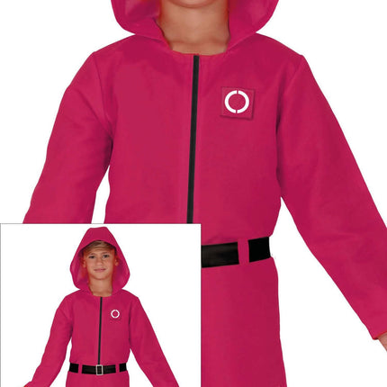 Tuta da calamaro rosso rosa