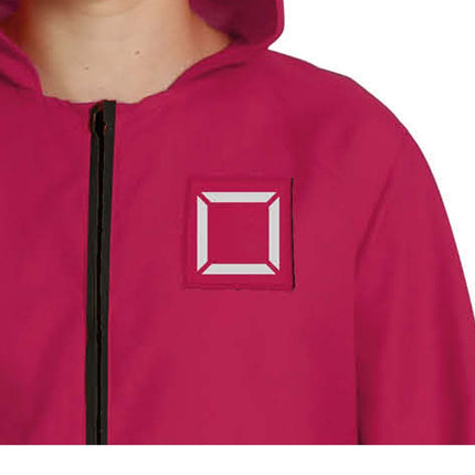 Tuta con quadrato rosa 14/16 anni