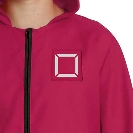 Costume da gioco da calamaro per ragazzi rosso