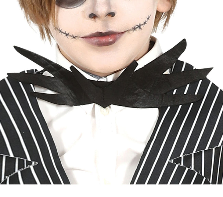 Costume di Halloween da scheletro bambino nero bianco