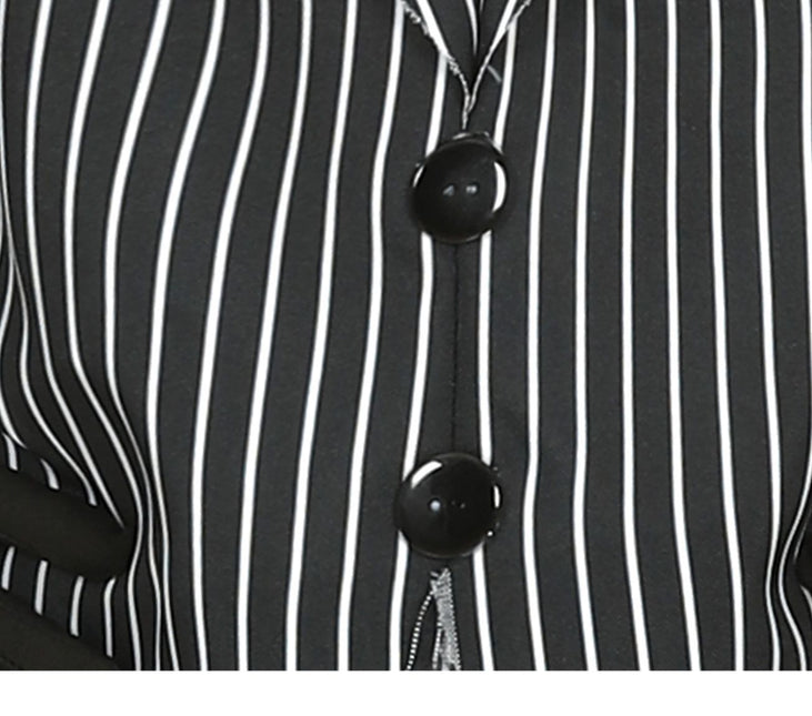 Costume di Halloween da scheletro bambino nero bianco