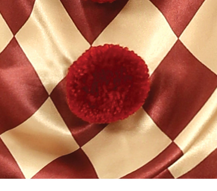 Costume di Halloween da clown dell'orrore per bambino rosso