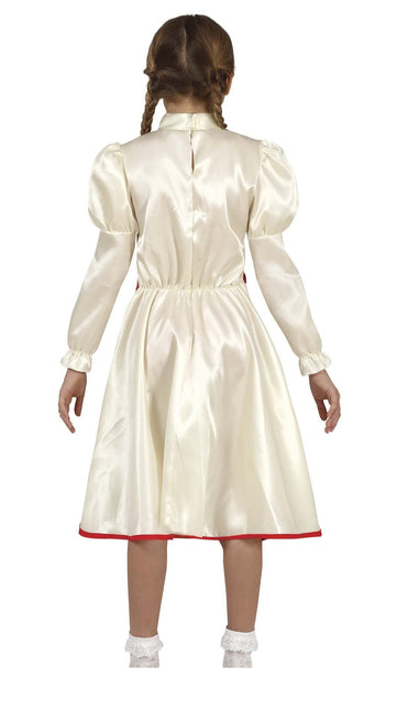 Annabelle Costume Halloween Ragazza Bianco