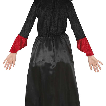 Costume da vampiro per Halloween da ragazza rosso