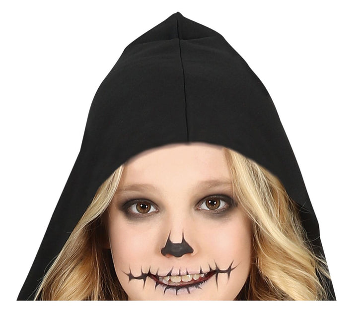 Costume di Halloween da scheletro per ragazza nero