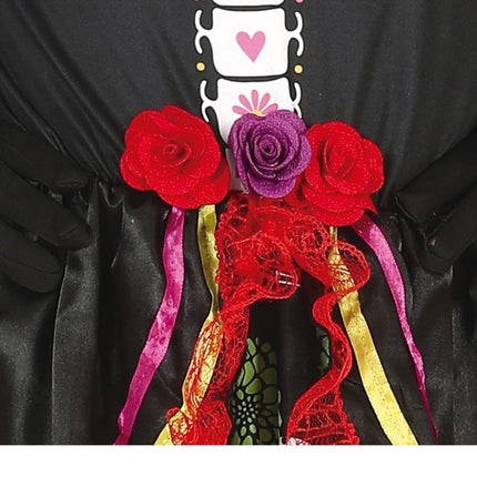Costume Dia De Los Muertos Ragazza Fiore