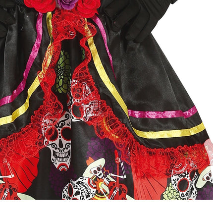 Costume Dia De Los Muertos Ragazza Fiore