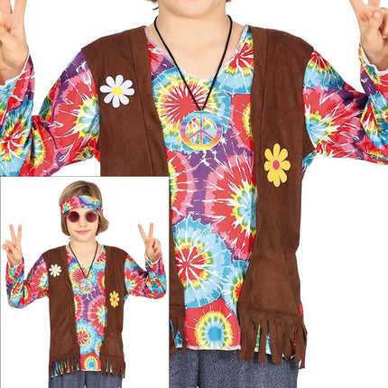 Costume Hippie Ragazzo Fiori